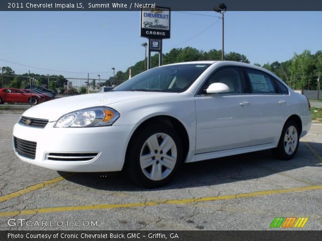2011 Chevrolet Impala LS in Summit White