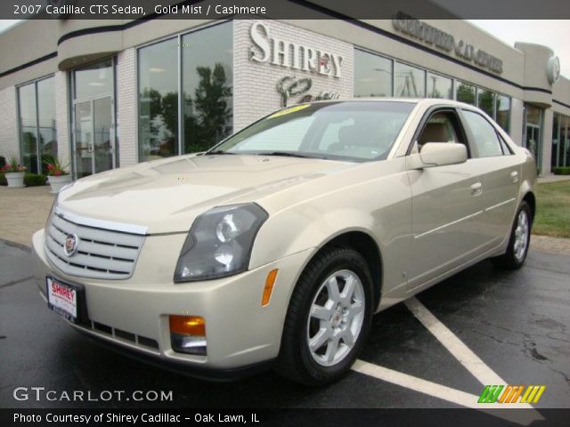 2007 Cadillac CTS Sedan in Gold Mist