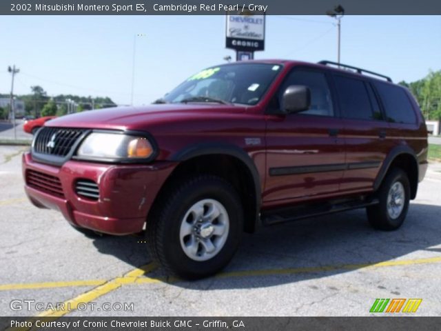 2002 Mitsubishi Montero Sport ES in Cambridge Red Pearl