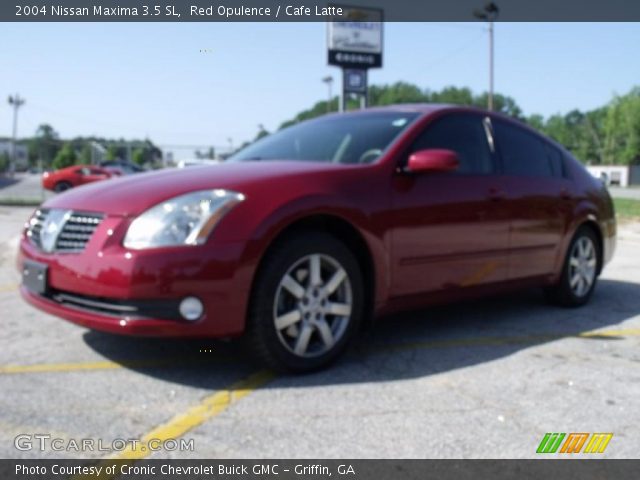 2004 Nissan Maxima 3.5 SL in Red Opulence