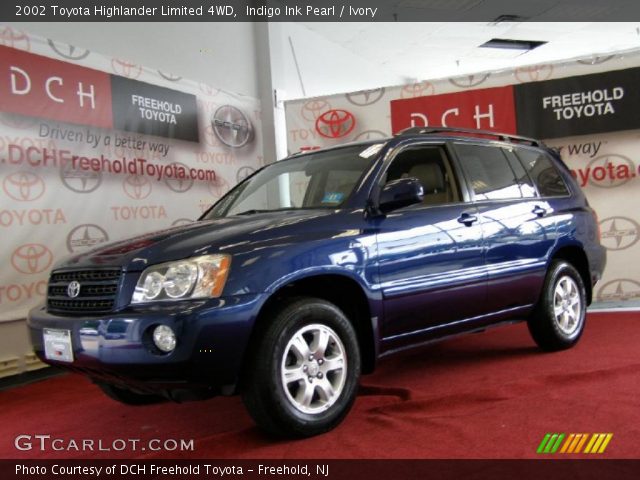 2002 Toyota Highlander Limited 4WD in Indigo Ink Pearl