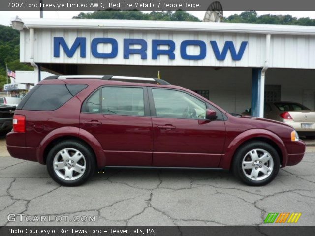 2007 Ford Freestyle Limited AWD in Red Fire Metallic