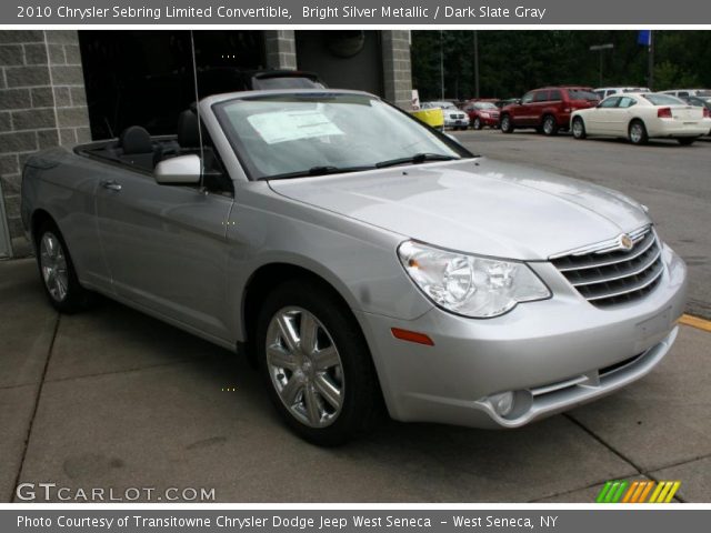 2010 Chrysler Sebring Limited Convertible in Bright Silver Metallic