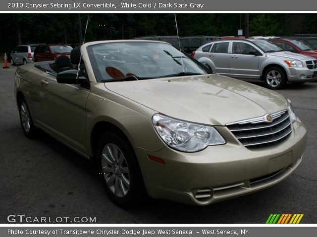 2010 Chrysler Sebring LX Convertible in White Gold