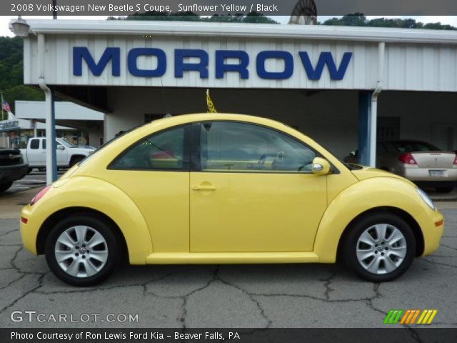 2008 Volkswagen New Beetle S Coupe in Sunflower Yellow