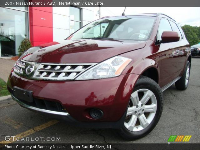 2007 Nissan Murano S AWD in Merlot Pearl