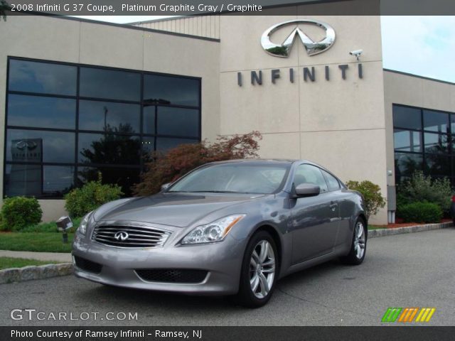 2008 Infiniti G 37 Coupe in Platinum Graphite Gray