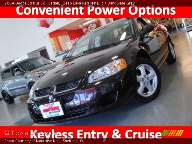 2004 Dodge Stratus SXT Sedan in Deep Lava Red Metallic