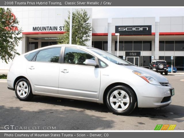 2008 Toyota Prius Hybrid Touring in Classic Silver Metallic