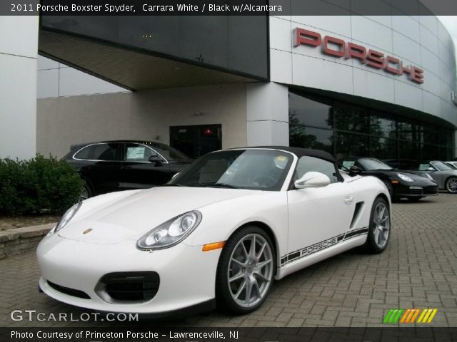 2011 Porsche Boxster Spyder in Carrara White