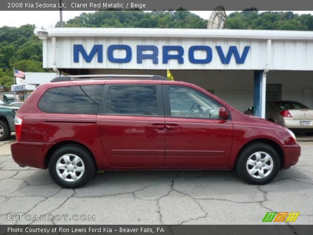 2008 Kia Sedona LX in Claret Red Metallic