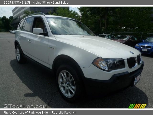 2005 BMW X3 2.5i in Alpine White