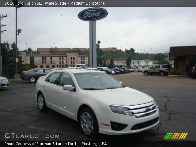 2010 Ford Fusion SE in White Suede