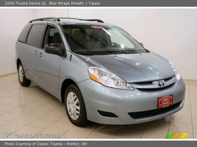 2009 Toyota Sienna LE in Blue Mirage Metallic