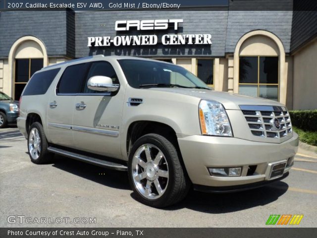2007 Cadillac Escalade ESV AWD in Gold Mist