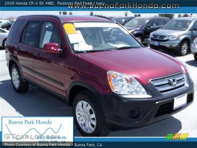 2006 Honda CR-V EX 4WD in Redondo Red Pearl