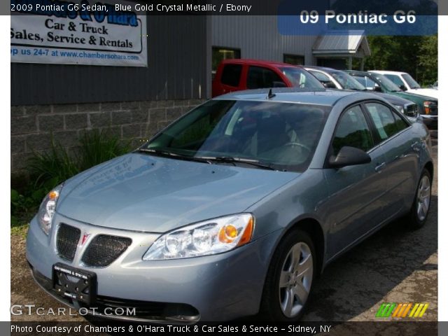 2009 Pontiac G6 Sedan in Blue Gold Crystal Metallic