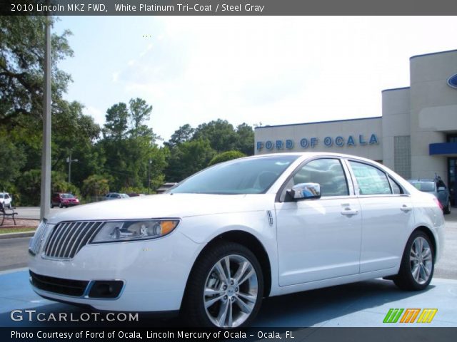 2010 Lincoln MKZ FWD in White Platinum Tri-Coat