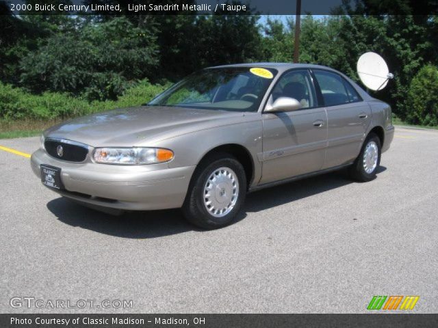 2000 Buick Century Limited in Light Sandrift Metallic