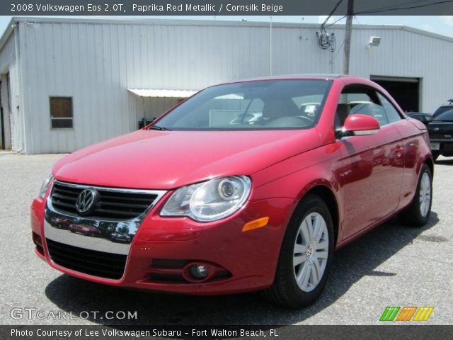 2008 Volkswagen Eos 2.0T in Paprika Red Metallic