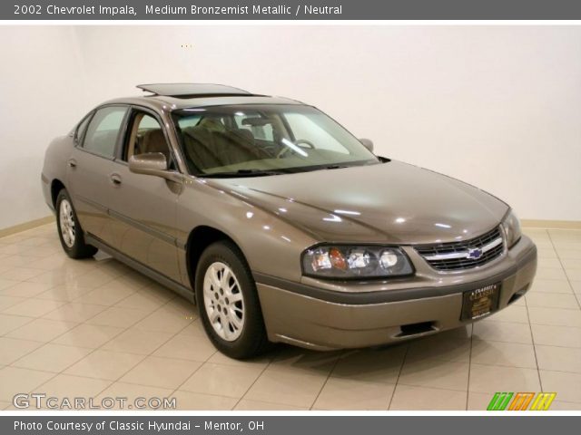 2002 Chevrolet Impala  in Medium Bronzemist Metallic