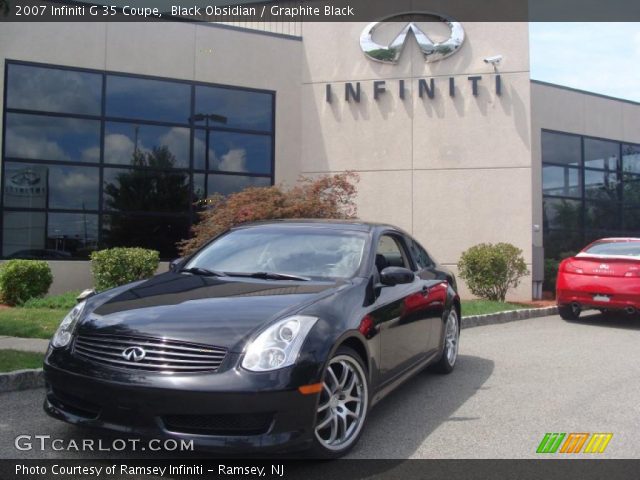 2007 Infiniti G 35 Coupe in Black Obsidian