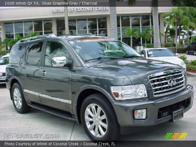 2008 Infiniti QX 56 in Silver Graphite Gray