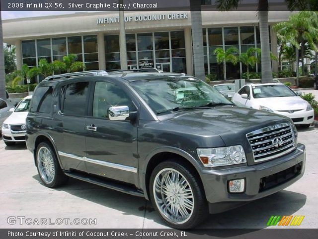 2008 Infiniti QX 56 in Silver Graphite Gray