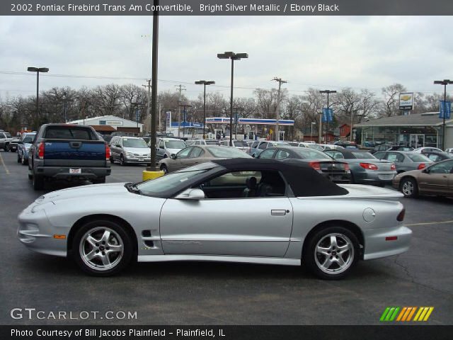 2002 Pontiac Firebird Trans Am Convertible in Bright Silver Metallic