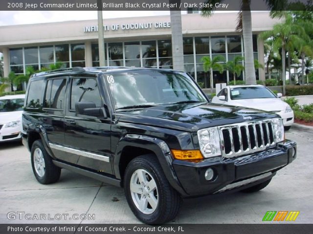 2008 Jeep Commander Limited in Brilliant Black Crystal Pearl