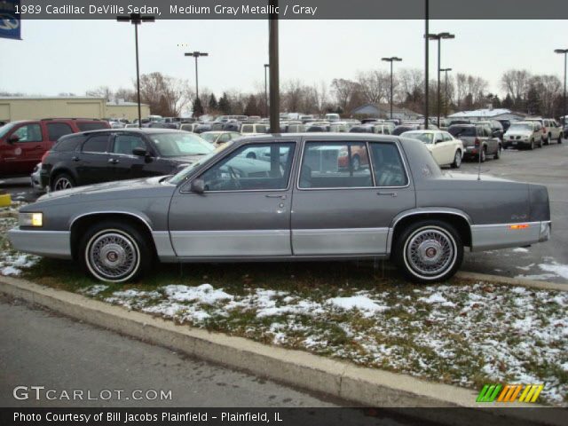 1989 Cadillac DeVille Sedan in Medium Gray Metallic