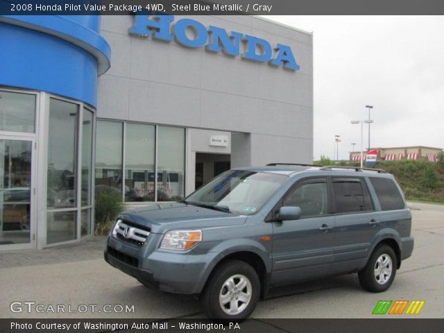 2008 Honda Pilot Value Package 4WD in Steel Blue Metallic