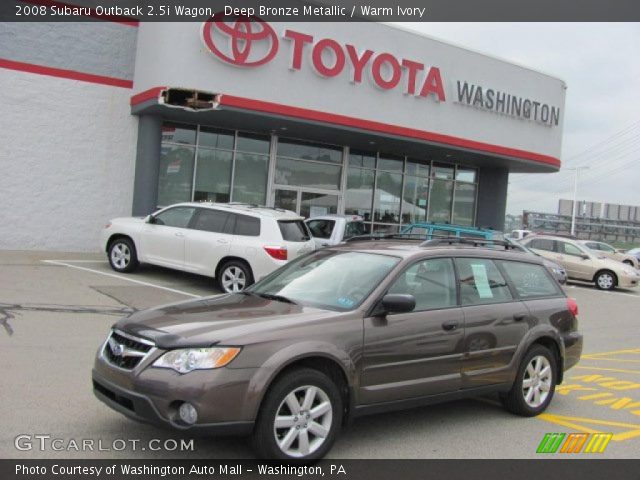 2008 Subaru Outback 2.5i Wagon in Deep Bronze Metallic