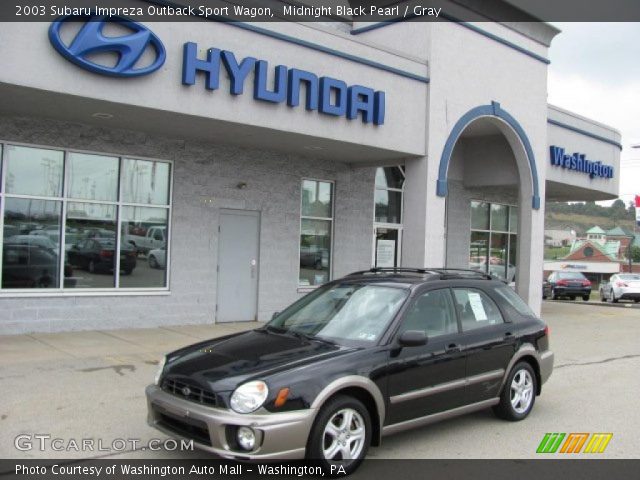 2003 Subaru Impreza Outback Sport Wagon in Midnight Black Pearl