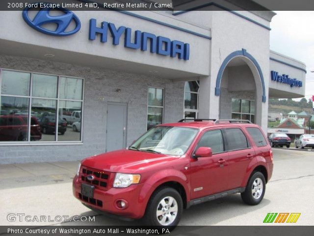 2008 Ford Escape Limited 4WD in Redfire Metallic