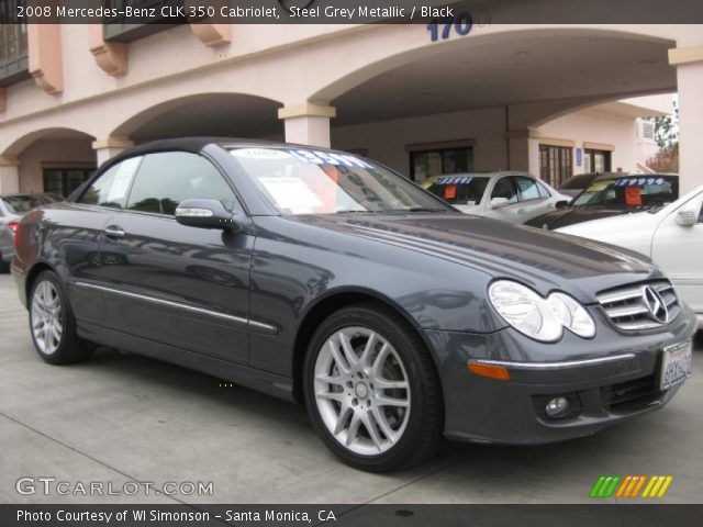 2008 Mercedes-Benz CLK 350 Cabriolet in Steel Grey Metallic