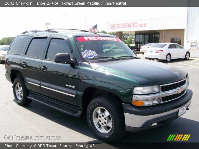 2002 Chevrolet Tahoe LS 4x4 in Forest Green Metallic
