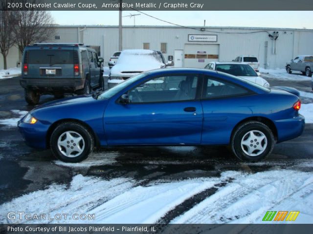 2003 Chevrolet Cavalier Coupe in Arrival Blue Metallic