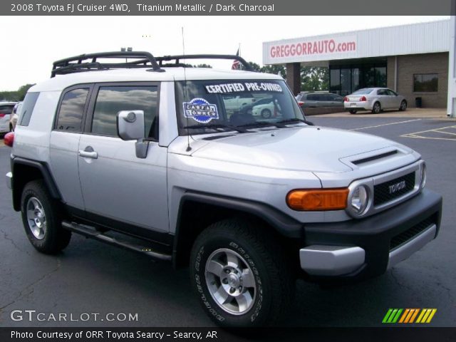 2008 Toyota FJ Cruiser 4WD in Titanium Metallic