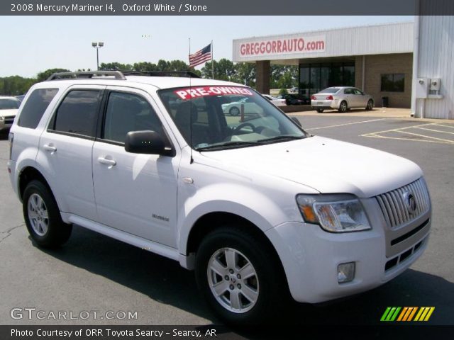 2008 Mercury Mariner I4 in Oxford White