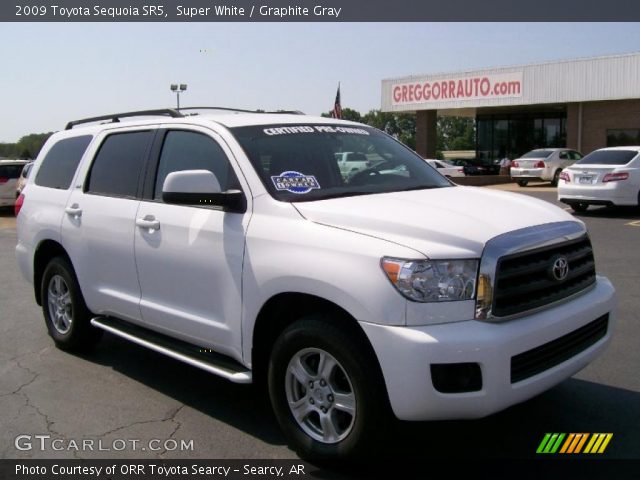 2009 Toyota Sequoia SR5 in Super White