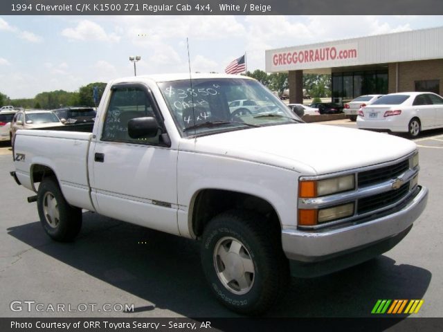 1994 Chevrolet C/K K1500 Z71 Regular Cab 4x4 in White