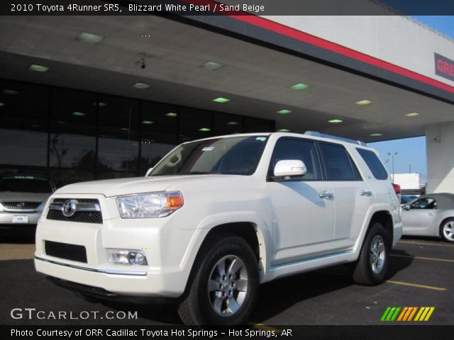2010 Toyota 4Runner SR5 in Blizzard White Pearl