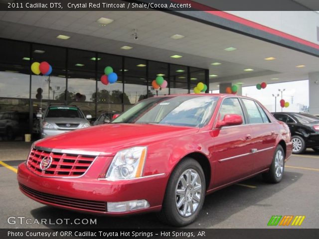 2011 Cadillac DTS  in Crystal Red Tintcoat