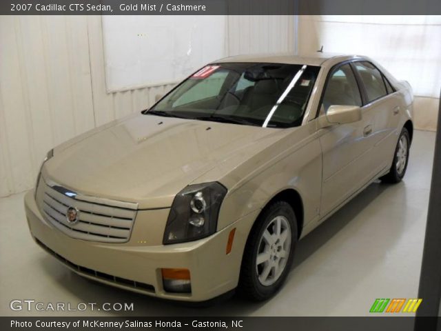 2007 Cadillac CTS Sedan in Gold Mist