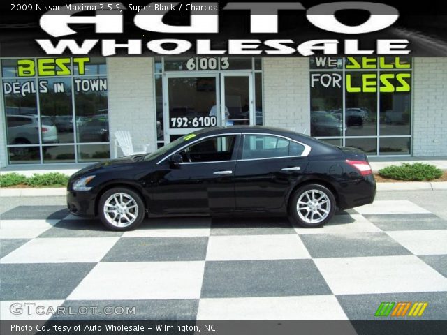 2009 Nissan Maxima 3.5 S in Super Black