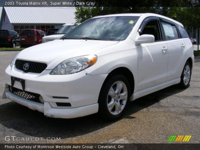 2003 Toyota Matrix XR in Super White