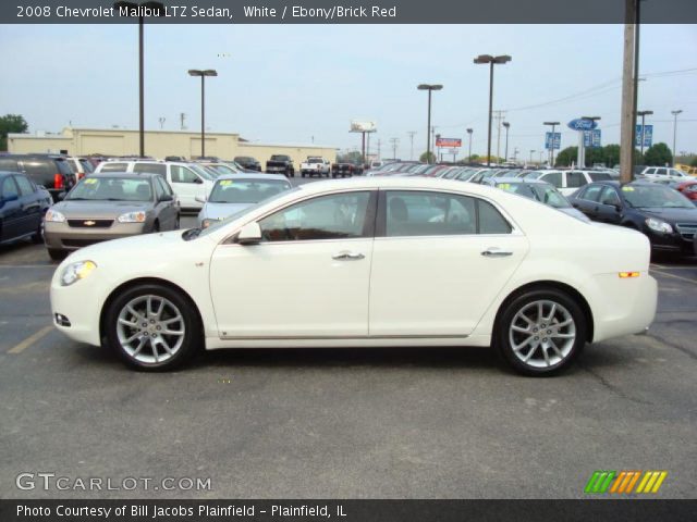 2008 Chevrolet Malibu LTZ Sedan in White