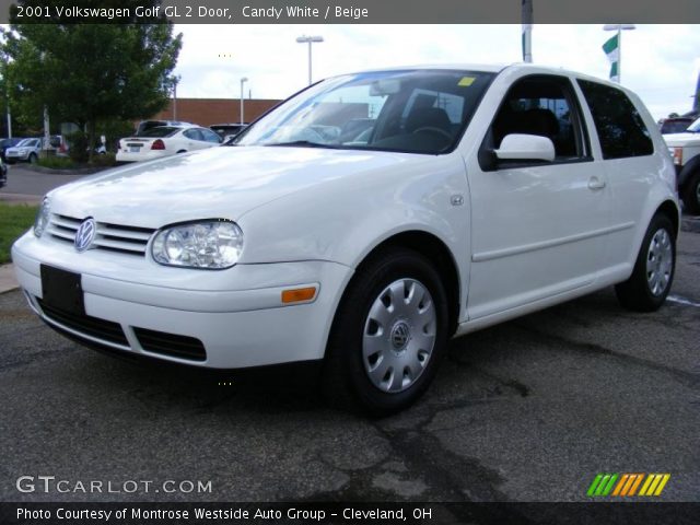 2001 Volkswagen Golf GL 2 Door in Candy White