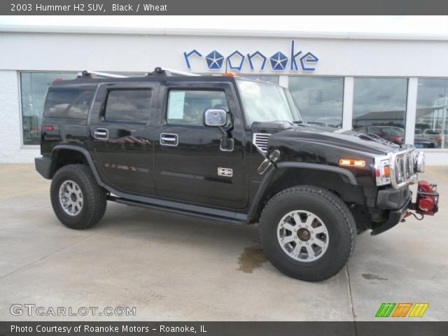 2003 Hummer H2 SUV in Black